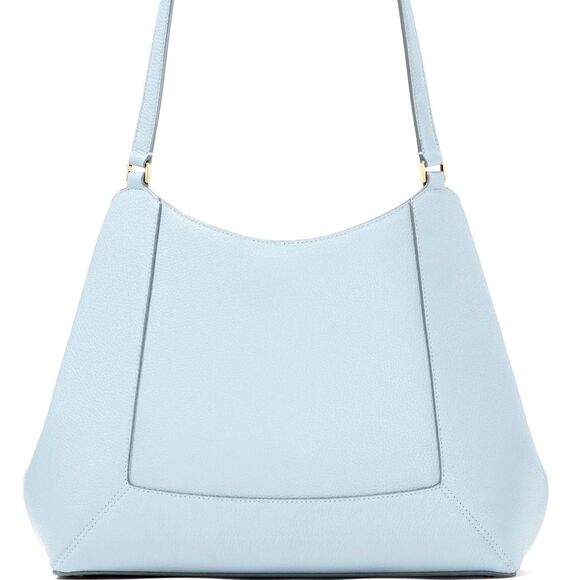 New Kate Spade Lena Large Triple Compartment Shoulder Bag Crisp Sky - Picture 4 of 5